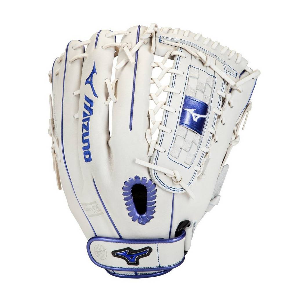 Mizuno Women's MVP Prime SE Fastpitch Softball Glove 13" White/Royal (312854-NIM)